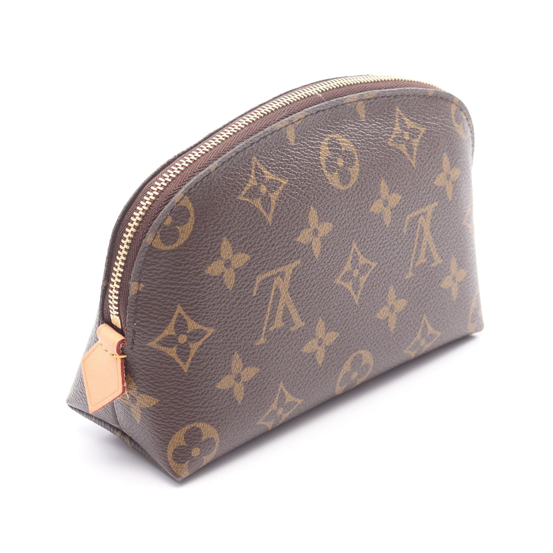 Louis Vuitton Louis Vuitton Pochette Cosmetics Monogram Cosmetic Pouch Leather Brown Size ONE SIZE - 2 Thumbnail