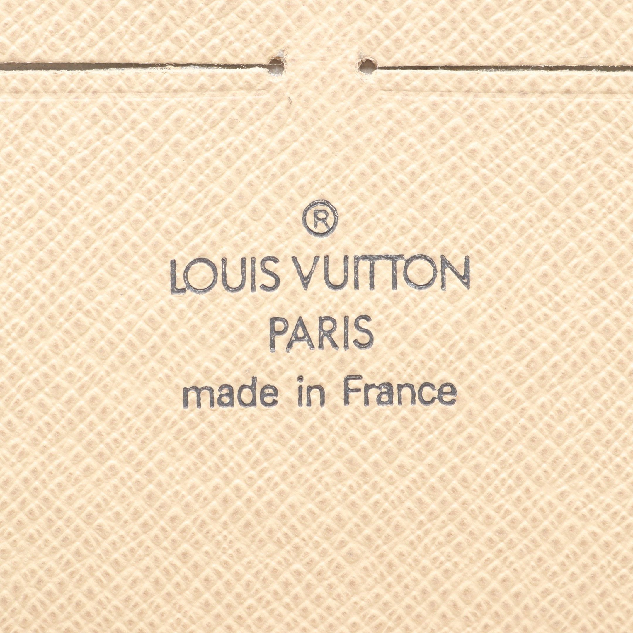 Louis Vuitton Louis Vuitton Zippy Organiser Damier Azur Round Zipper Long Wallet Leather White Size ONE SIZE - 4 Thumbnail