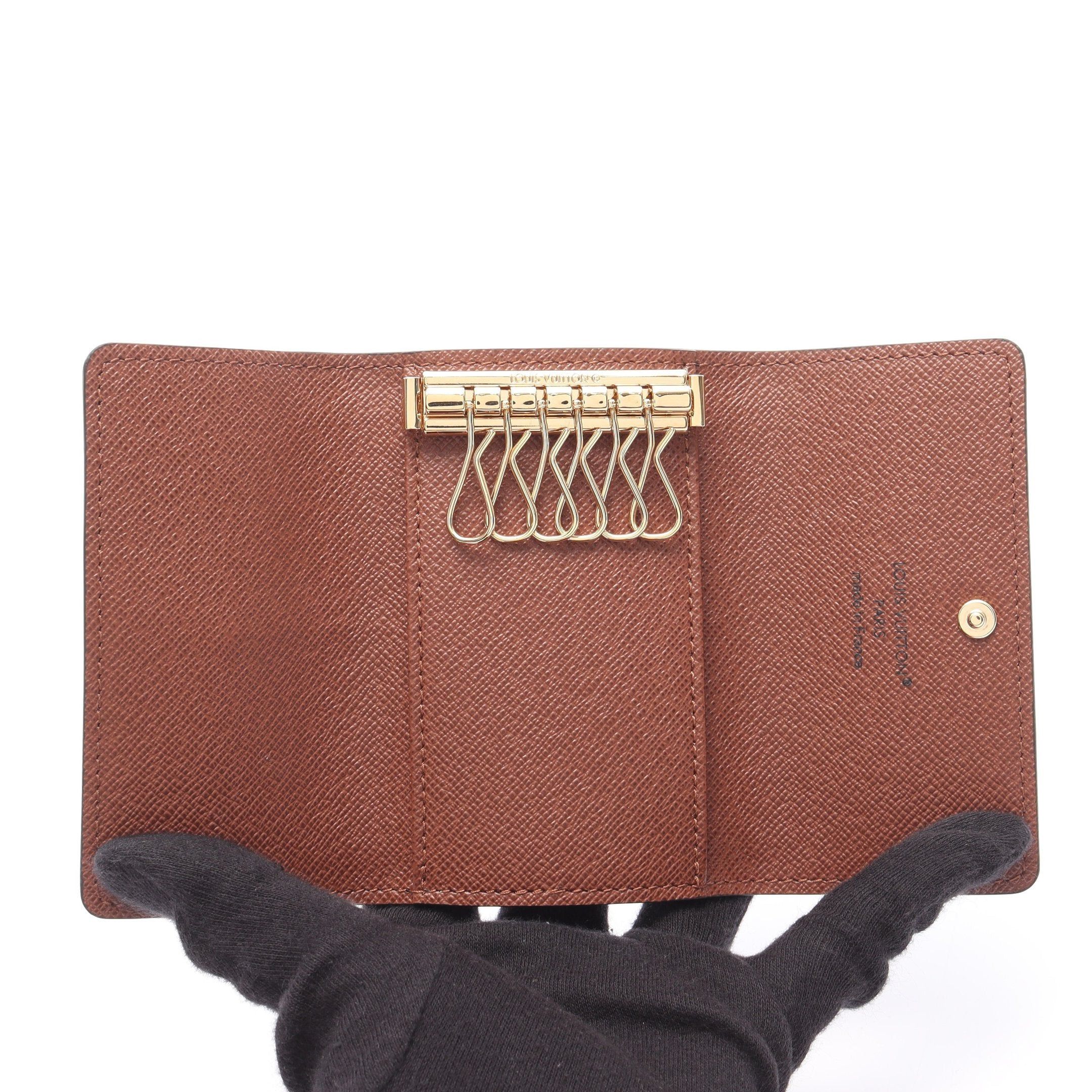 Louis Vuitton Louis Vuitton Multicle 6 Monogram Key Case Brown Size ONE SIZE - 3 Thumbnail
