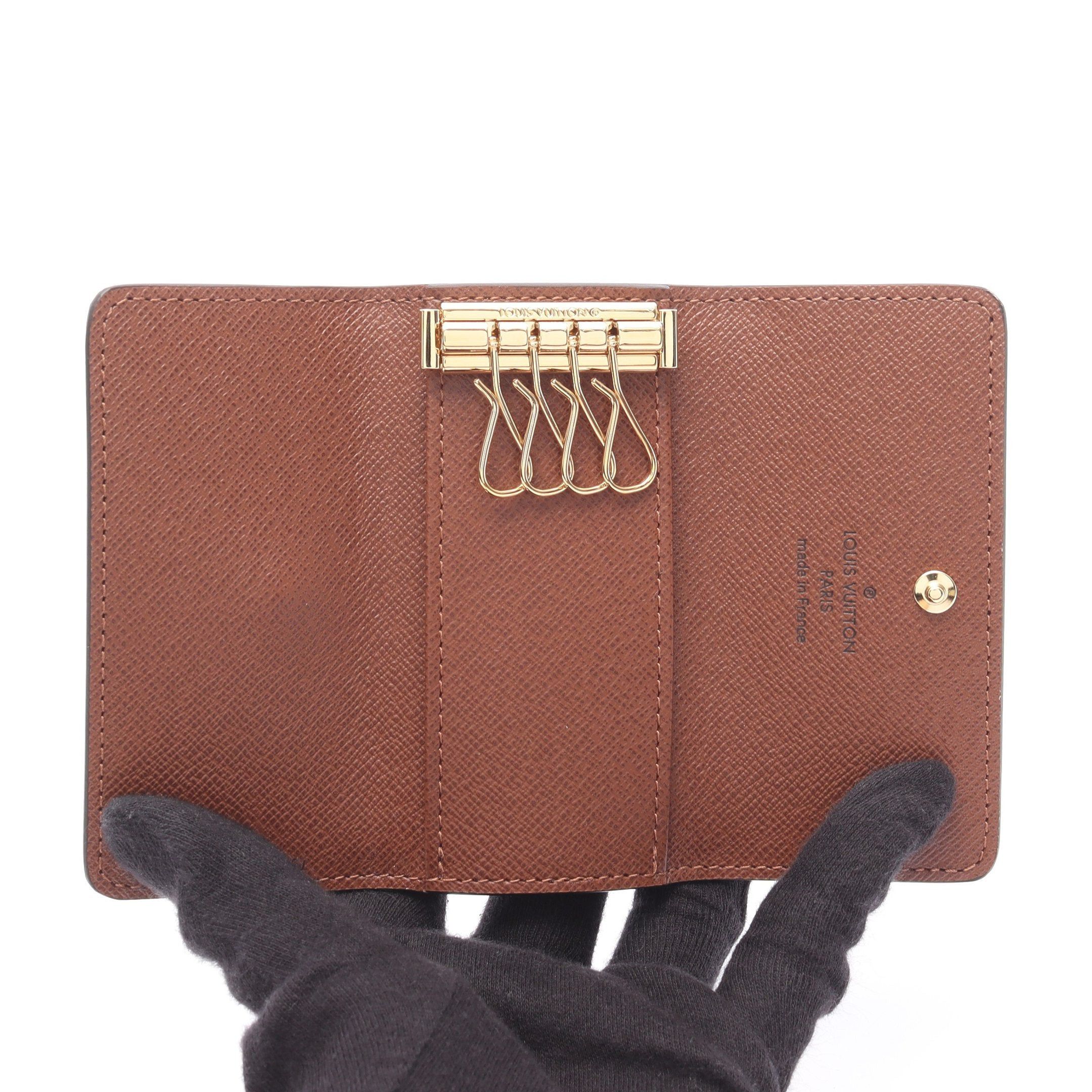 Louis Vuitton Louis Vuitton Multicle 4 Monogram Ring Chain Key Case Brown Size ONE SIZE - 3 Thumbnail