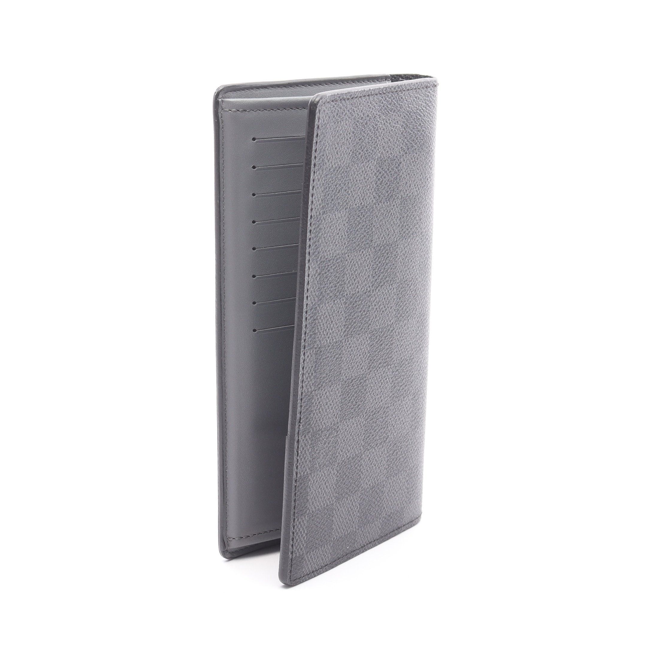 Louis Vuitton Louis Vuitton Portefeuil Brother Damier Graphite Stripe Bi-Fold Long Wallet Leather Black Size ONE SIZE - 2 Thumbnail