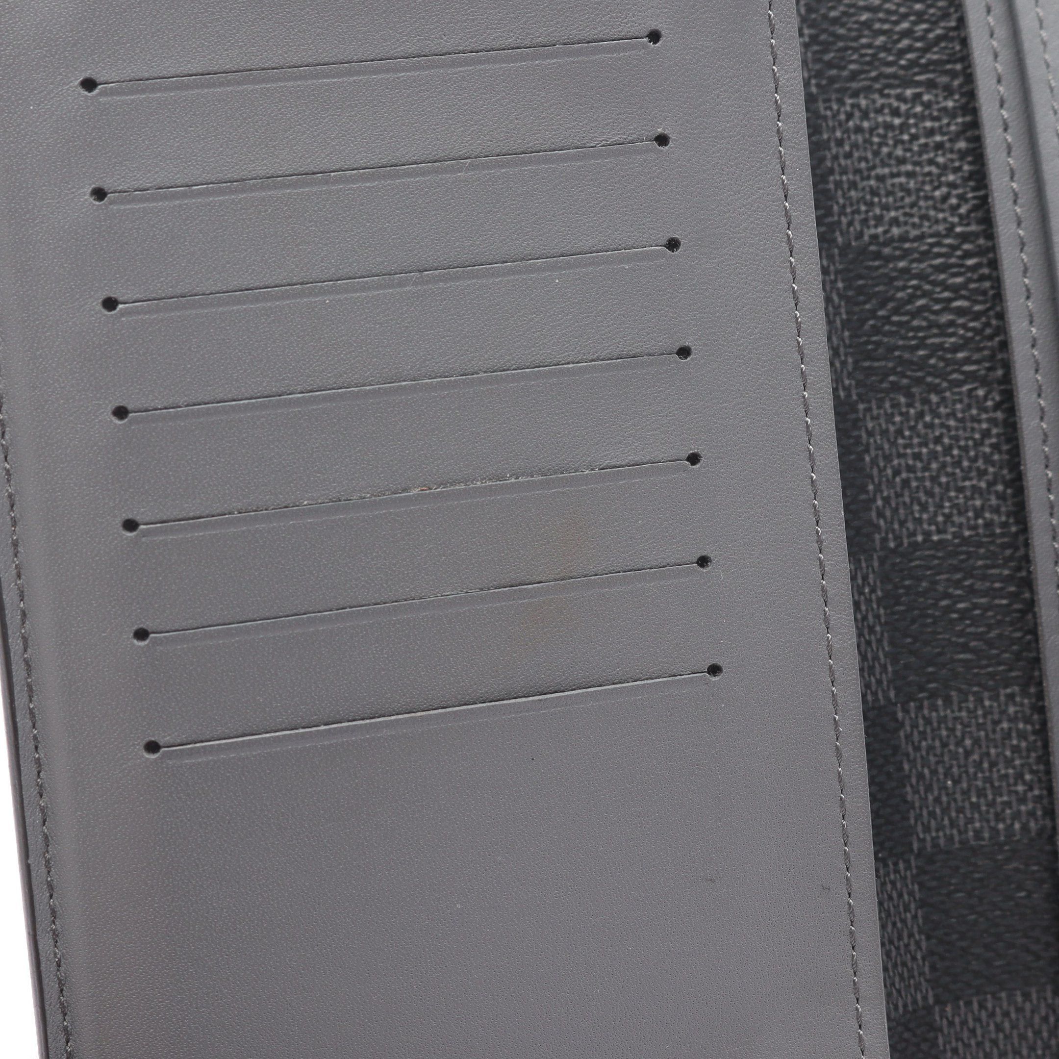 Louis Vuitton Louis Vuitton Portefeuil Brother Damier Graphite Stripe Bi-Fold Long Wallet Leather Black Size ONE SIZE - 7 Thumbnail