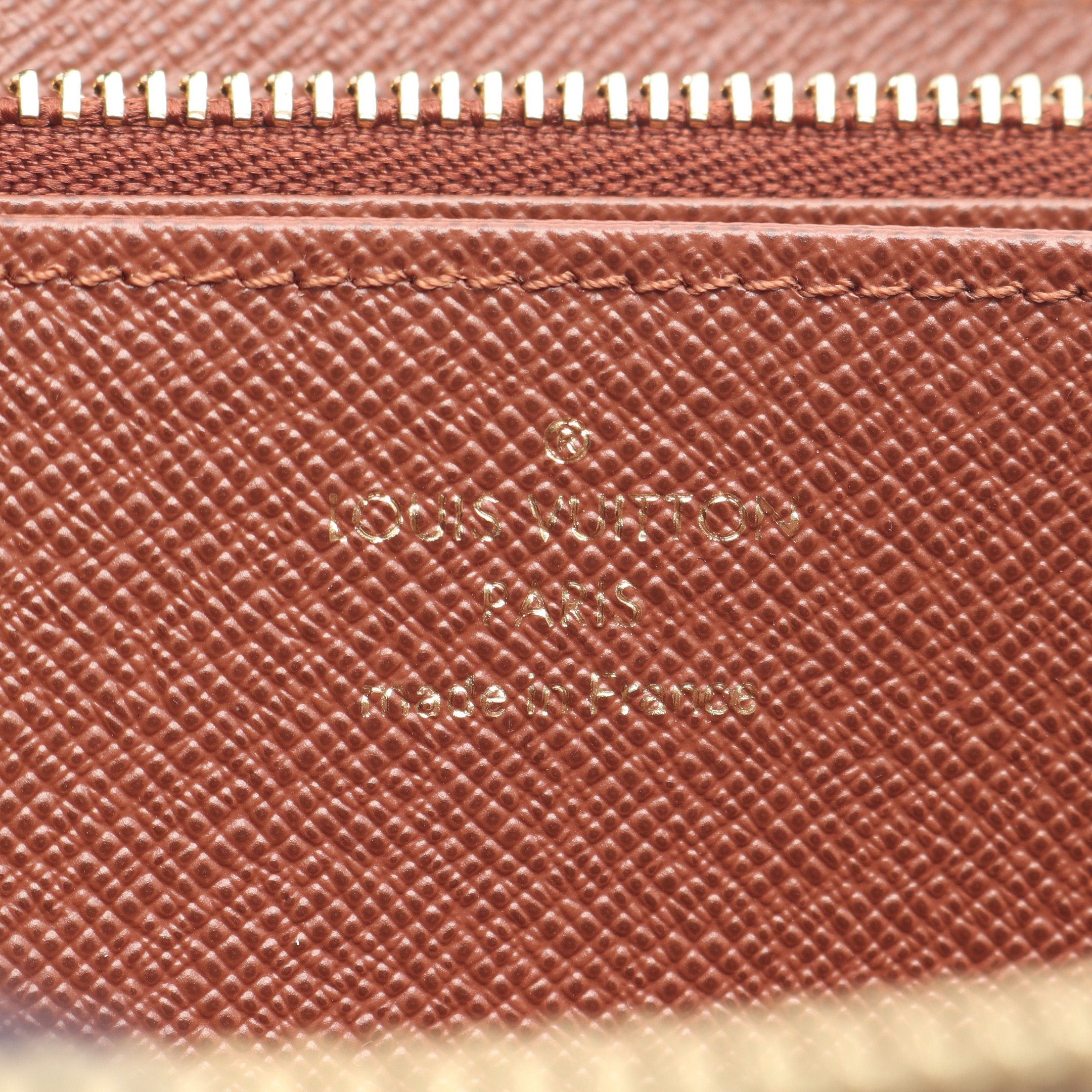 Louis Vuitton Louis Vuitton Zippy Wallet Monogram Round Zipper Long Brown Size ONE SIZE - 4 Thumbnail