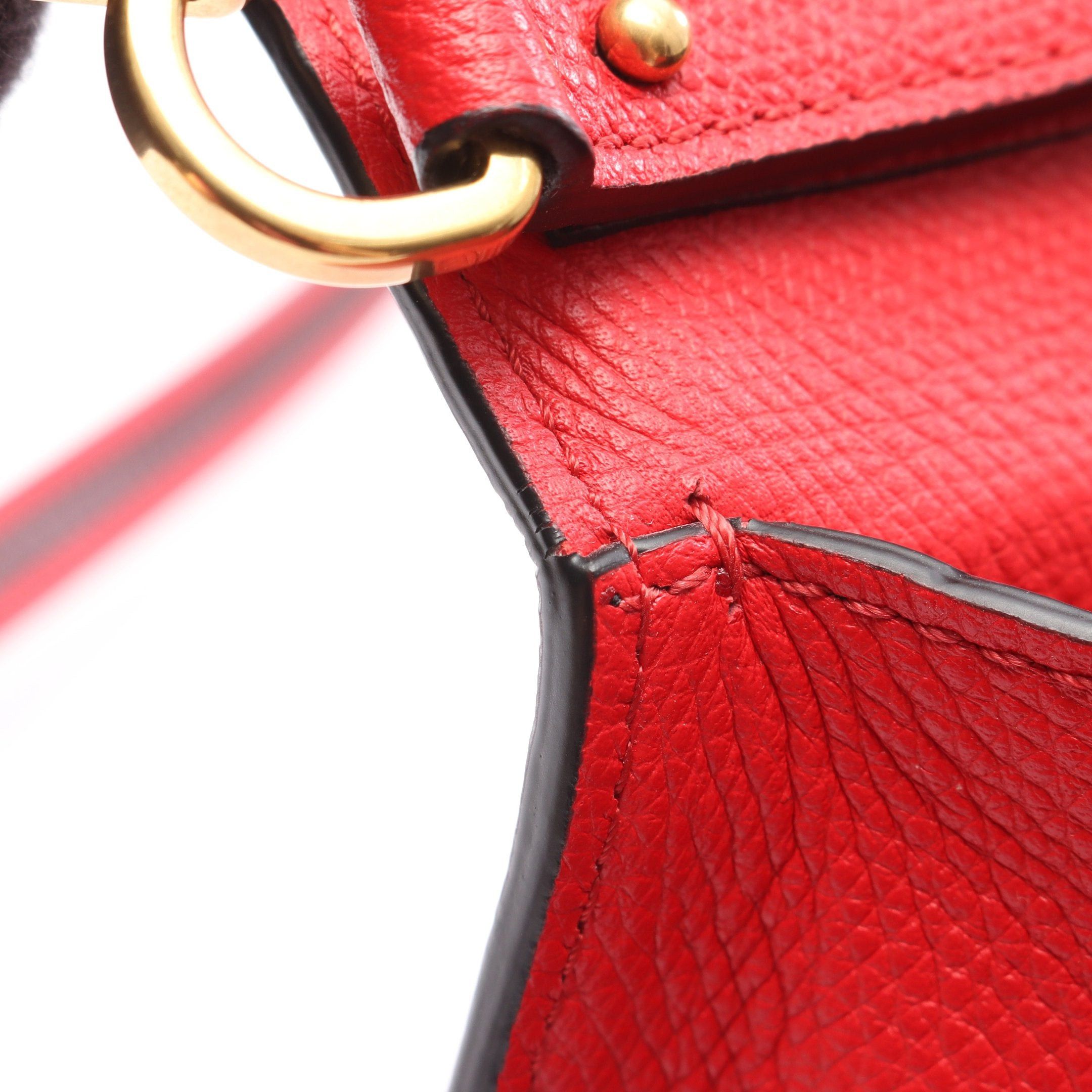 Valentino Valentino V-Sling Small Handbag Leather Red Size ONE SIZE - 5 Thumbnail