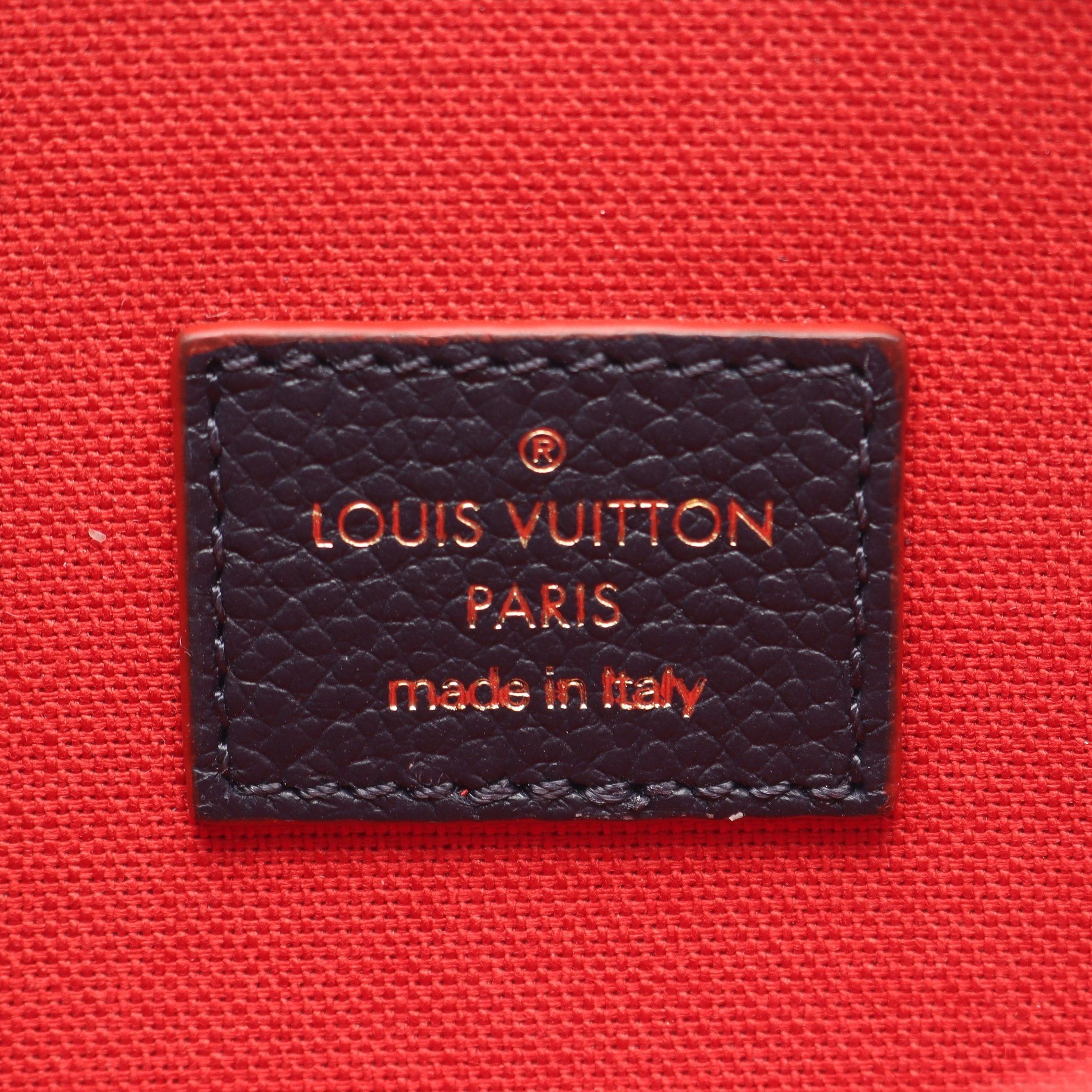Louis Vuitton Louis Vuitton Pochette Felicie Monogram Amplant Marine Rouge Chain Wallet Leather Navy Red Size ONE SIZE - 4 Thumbnail