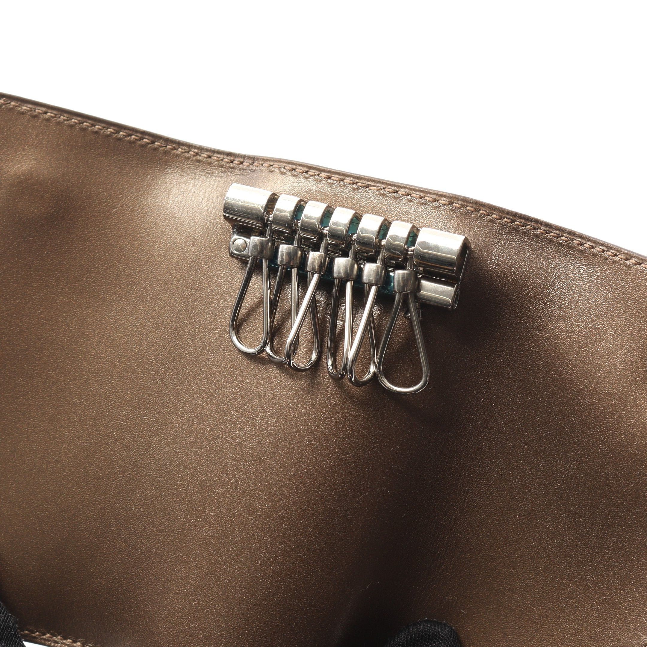 Hermes Hermes Serie 6 Key Case Veau Swift Brown Silver Hardware □H Stamp Size ONE SIZE - 6 Thumbnail