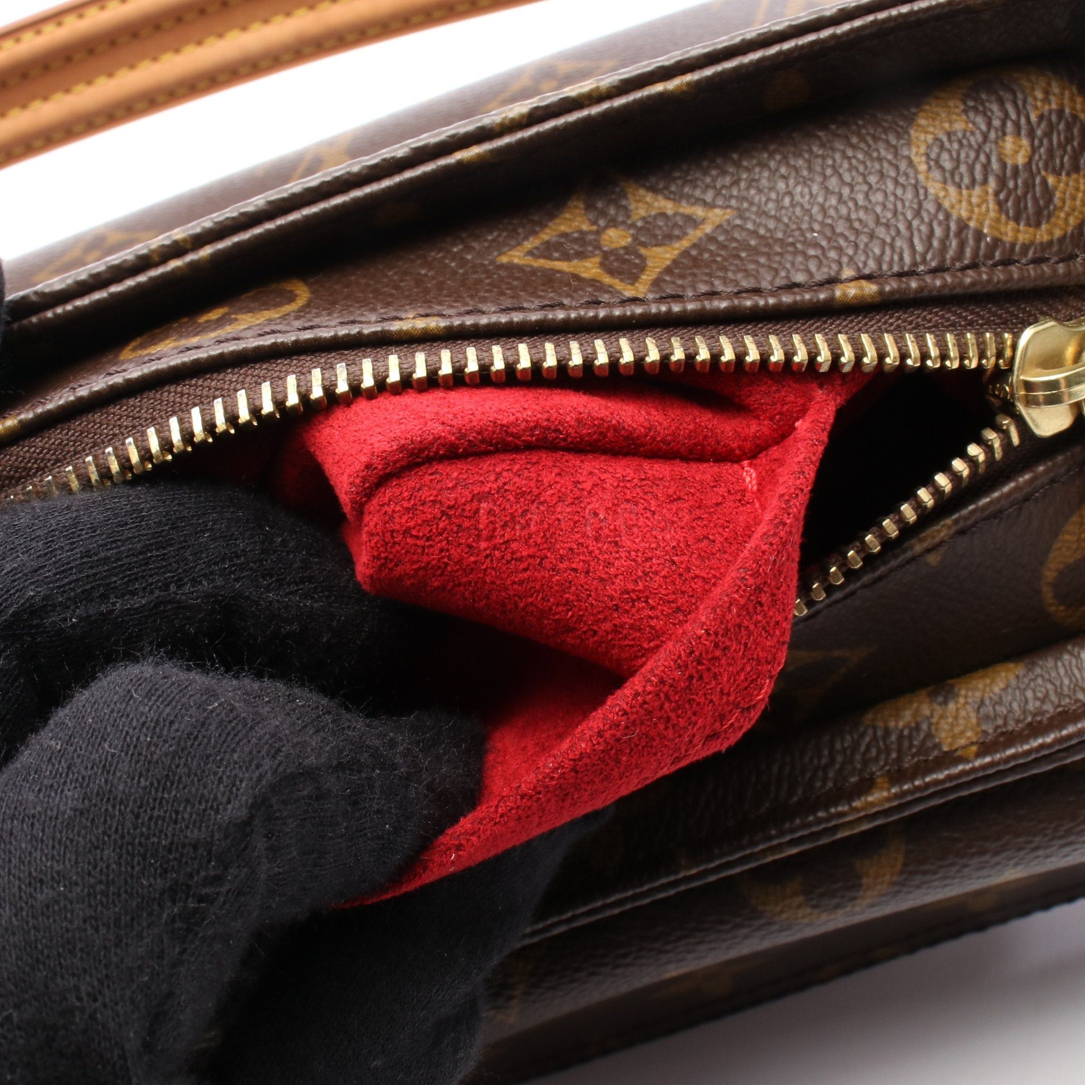 Louis Vuitton Louis Vuitton Vivacite Mm Monogram Shoulder Bag Leather Brown Size ONE SIZE - 5 Thumbnail
