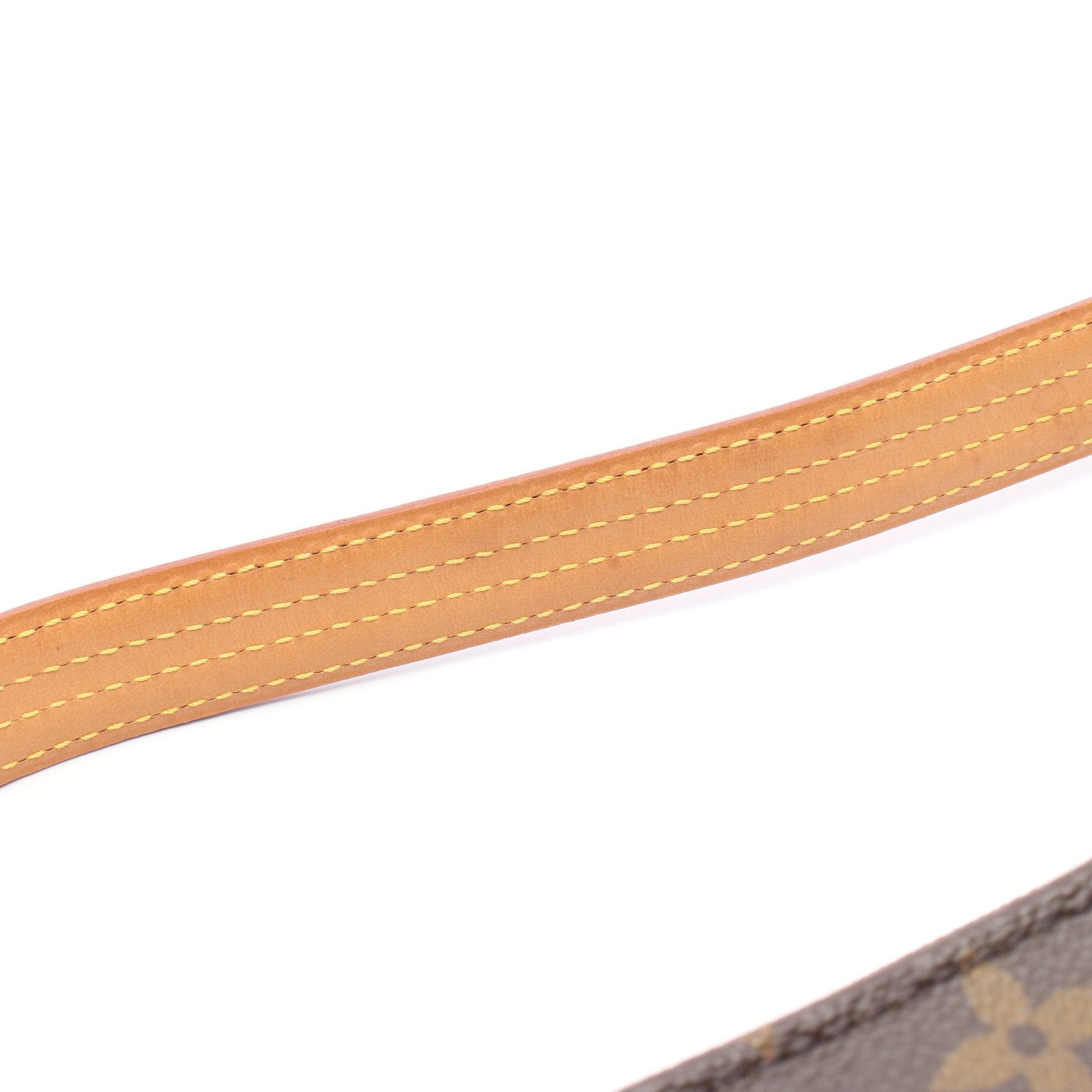 Louis Vuitton Louis Vuitton Vivacite Mm Monogram Shoulder Bag Leather Brown Size ONE SIZE - 8 Thumbnail