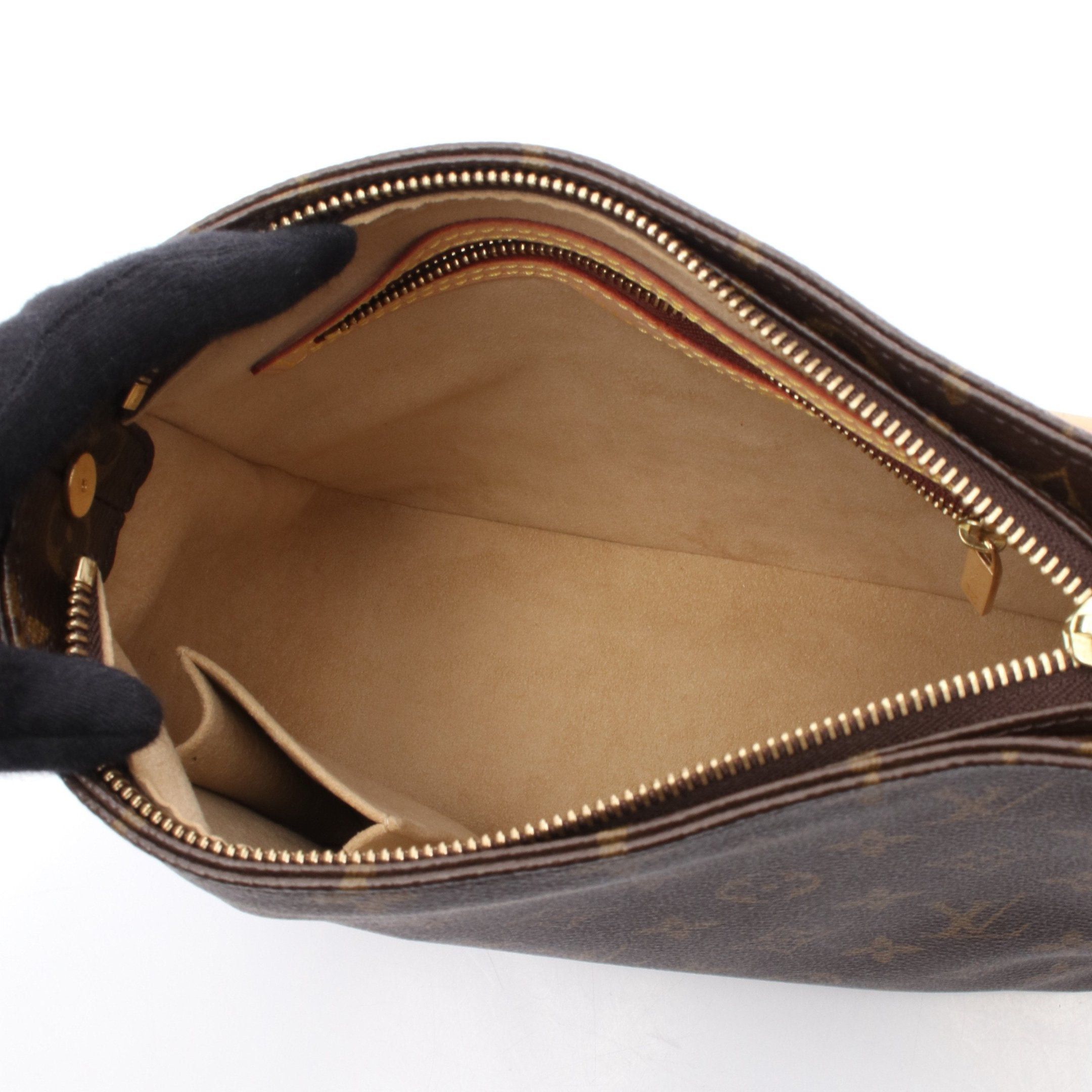 Louis Vuitton Louis Vuitton Looping Mm Monogram Shoulder Bag Leather Brown Size ONE SIZE - 3 Thumbnail