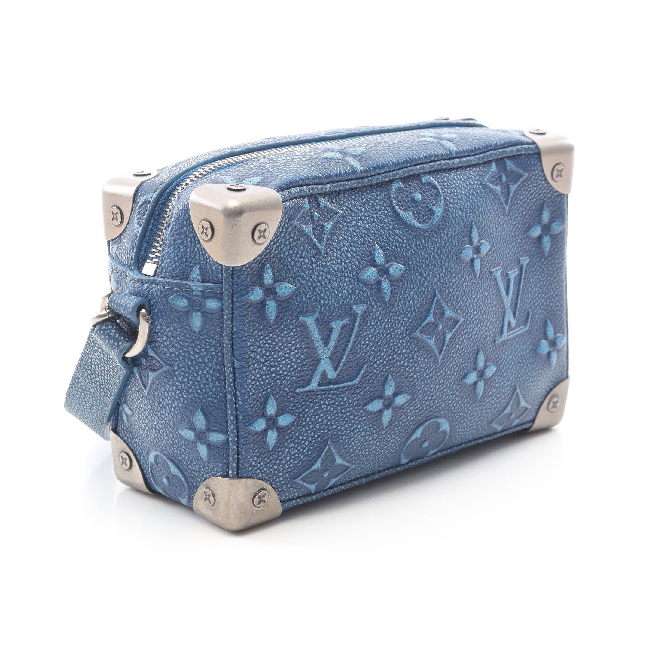 Louis Vuitton Louis Vuitton Mini Soft Trunk Monogram Chain Shoulder Bag Leather Dark Blue Size ONE SIZE - 2 Thumbnail