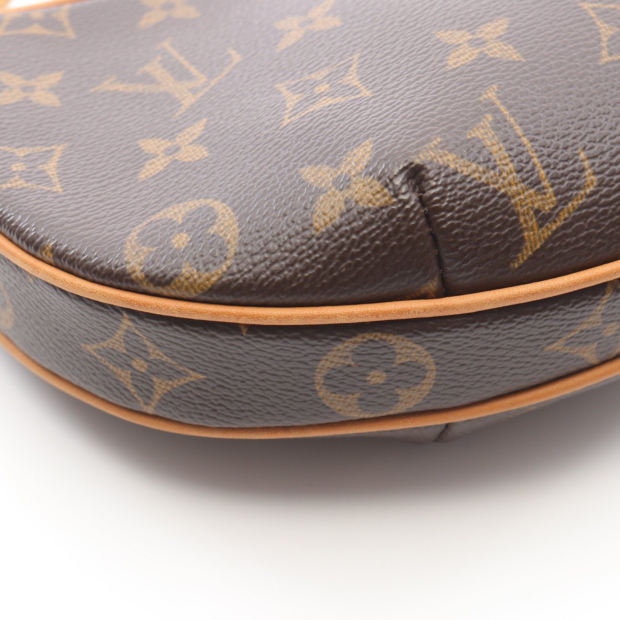 Louis Vuitton Louis Vuitton Pochette Croissant Monogram Shoulder Bag Leather Brown Size ONE SIZE - 8 Thumbnail