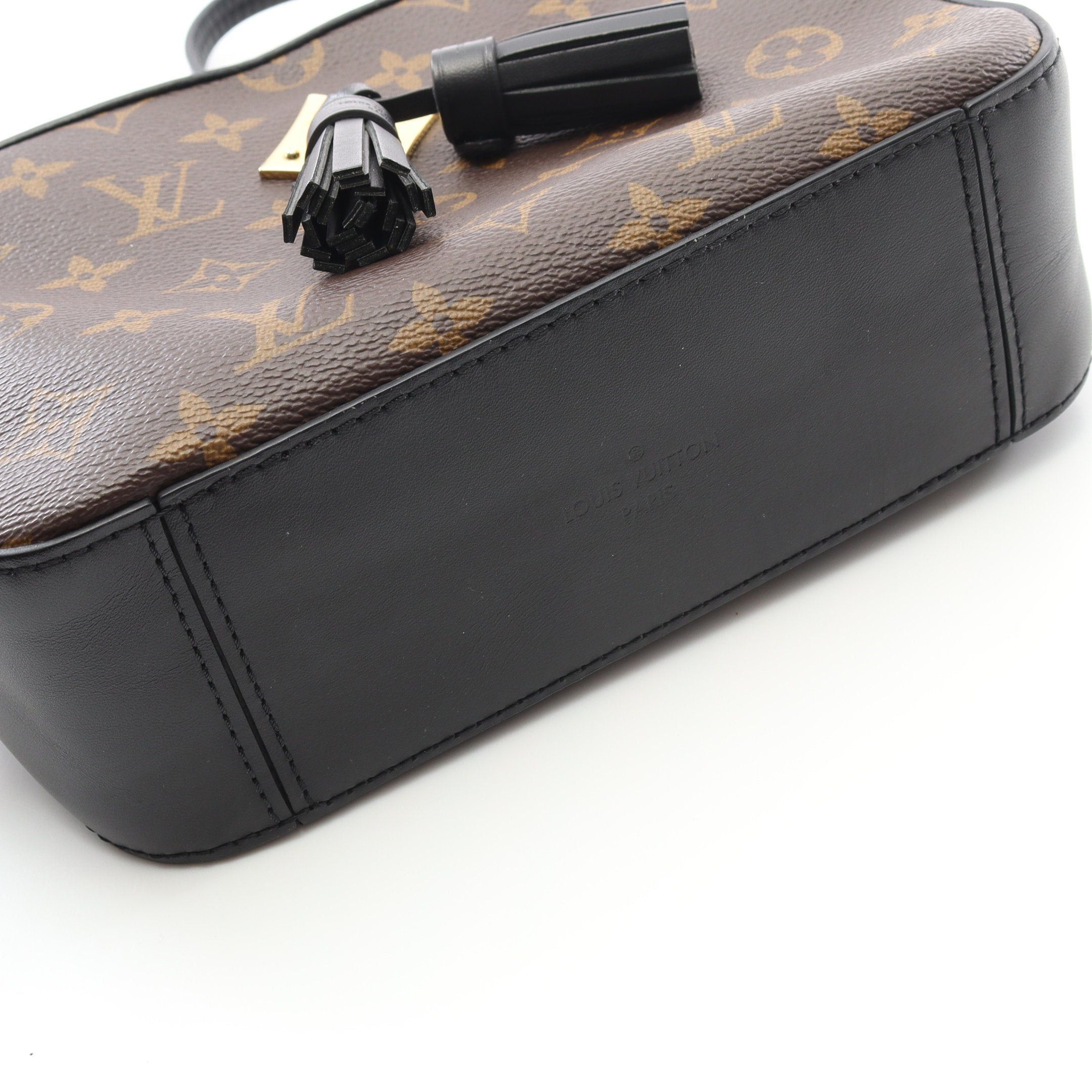 Louis Vuitton Louis Vuitton Saintonge Monogram Noir Shoulder Bag Leather Brown Black Size ONE SIZE - 8 Thumbnail