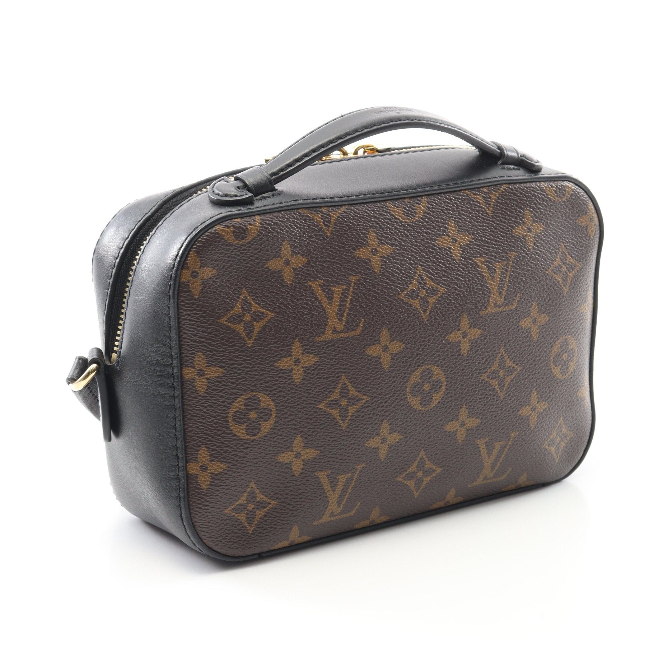 Louis Vuitton Louis Vuitton Saintonge Monogram Noir Shoulder Bag Leather Brown Black Size ONE SIZE - 2 Thumbnail