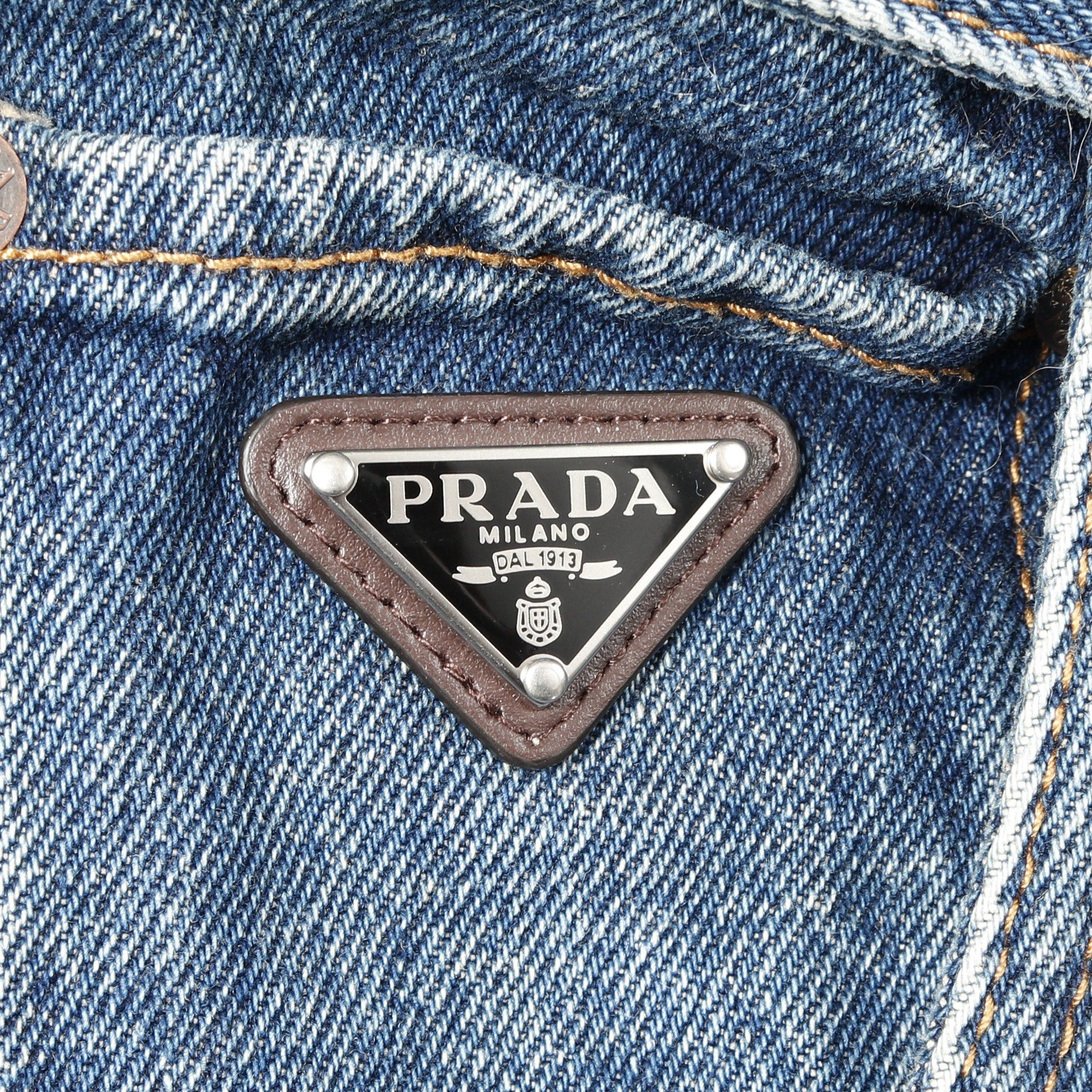 Prada Prada Denim Jumpsuit All In One Cotton Blue Size ONE SIZE - 10 Thumbnail