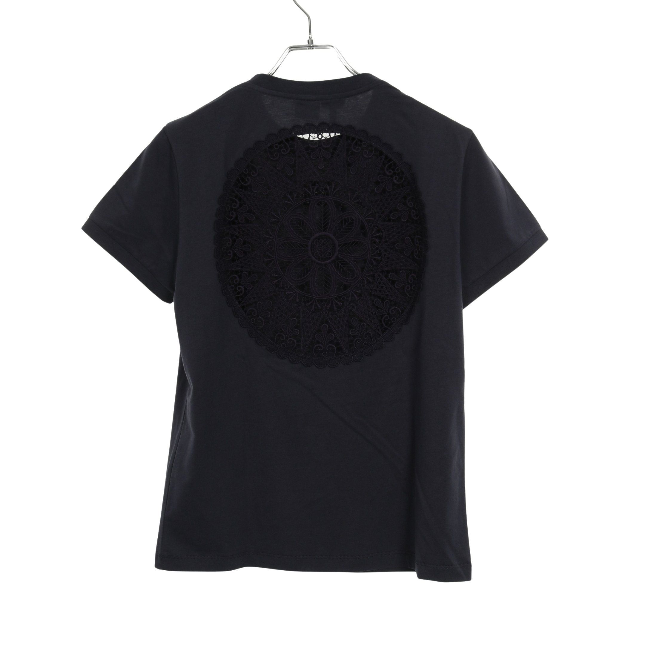 Loewe Loewe Loewe * Ibiza Anagram Lace T-Shirt Cotton Navy Size ONE SIZE - 2 Thumbnail