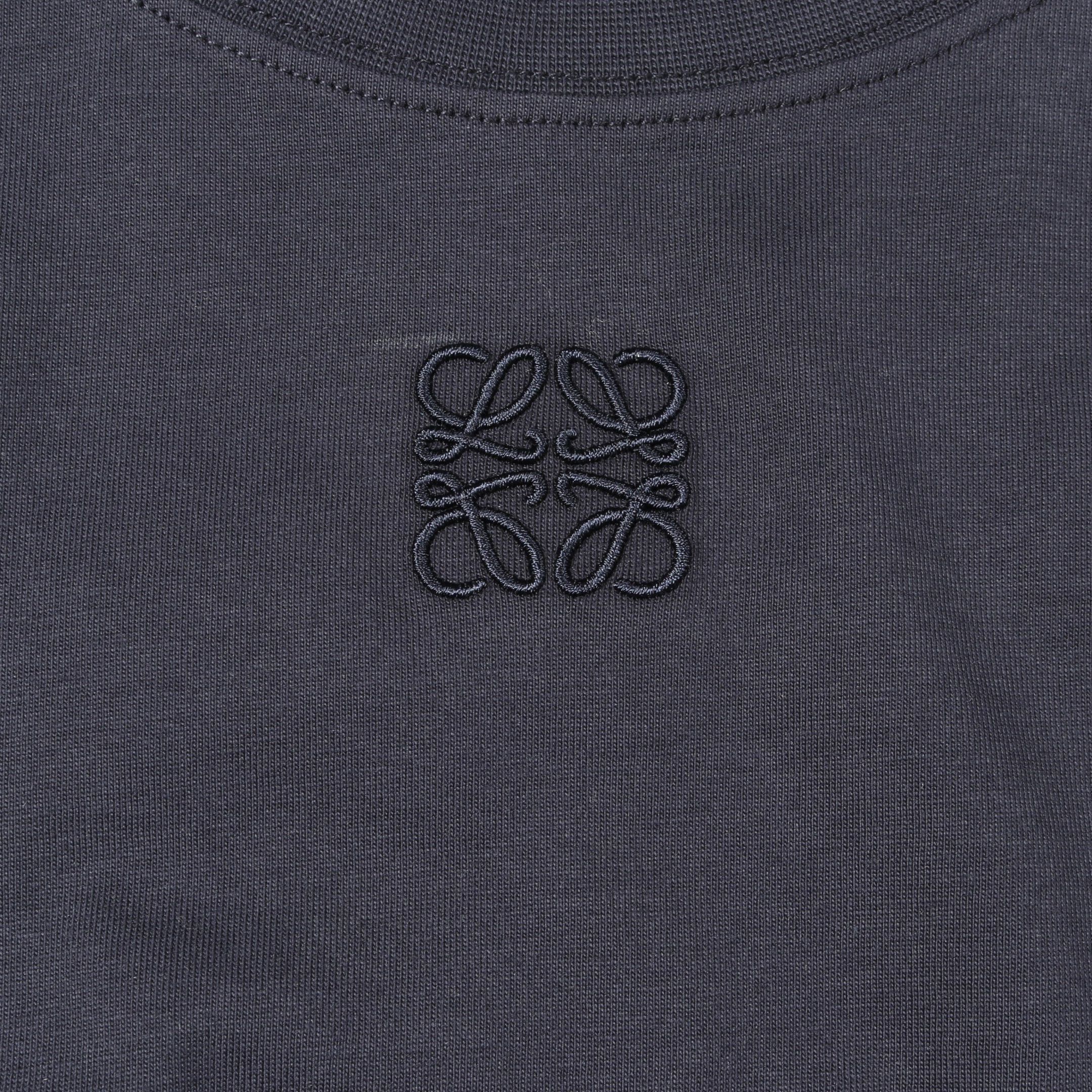 Loewe Loewe Loewe * Ibiza Anagram Lace T-Shirt Cotton Navy Size ONE SIZE - 8 Thumbnail