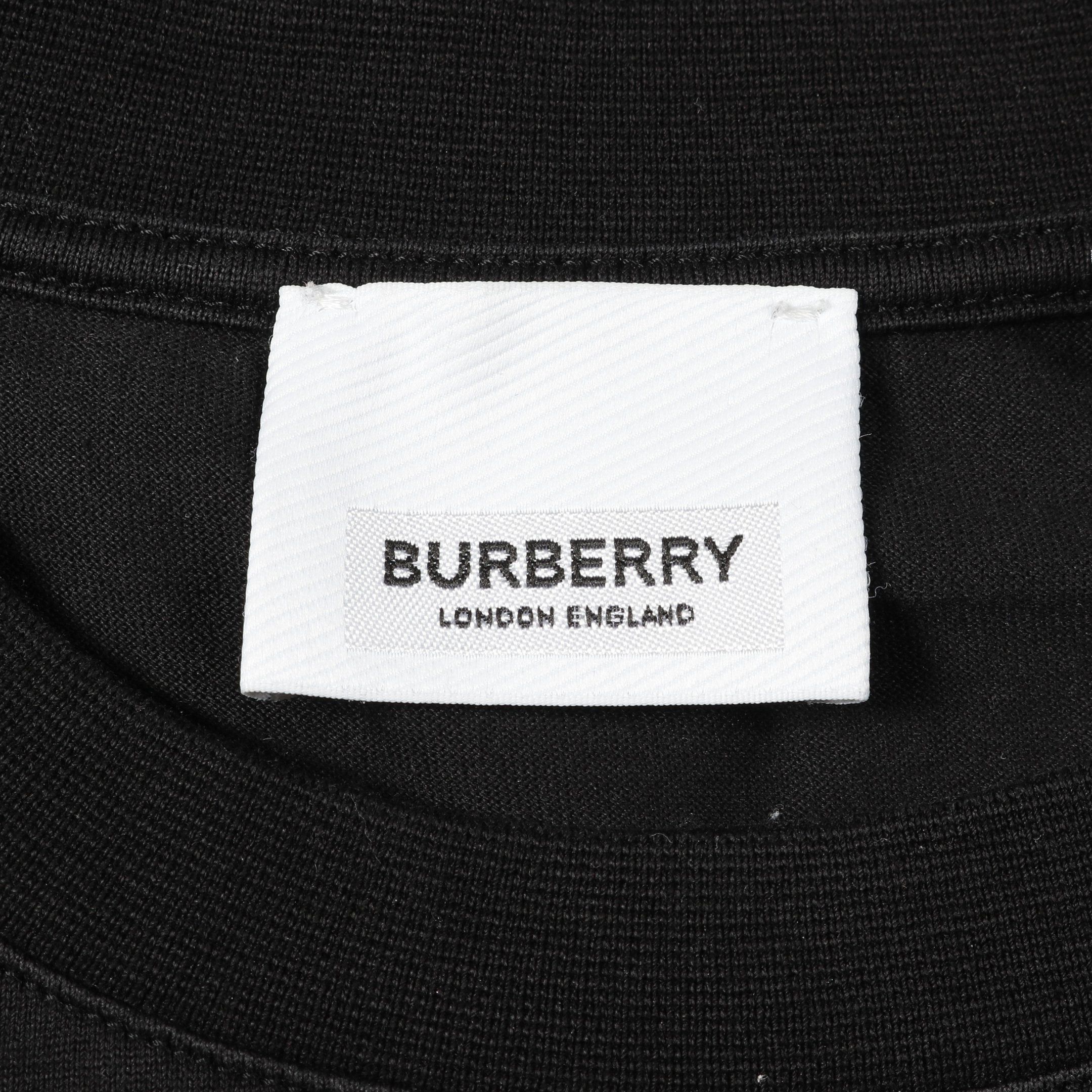 Burberry Burberry Nova Check T-Shirt Cotton Black Beige Color-Block Size ONE SIZE - 3 Thumbnail