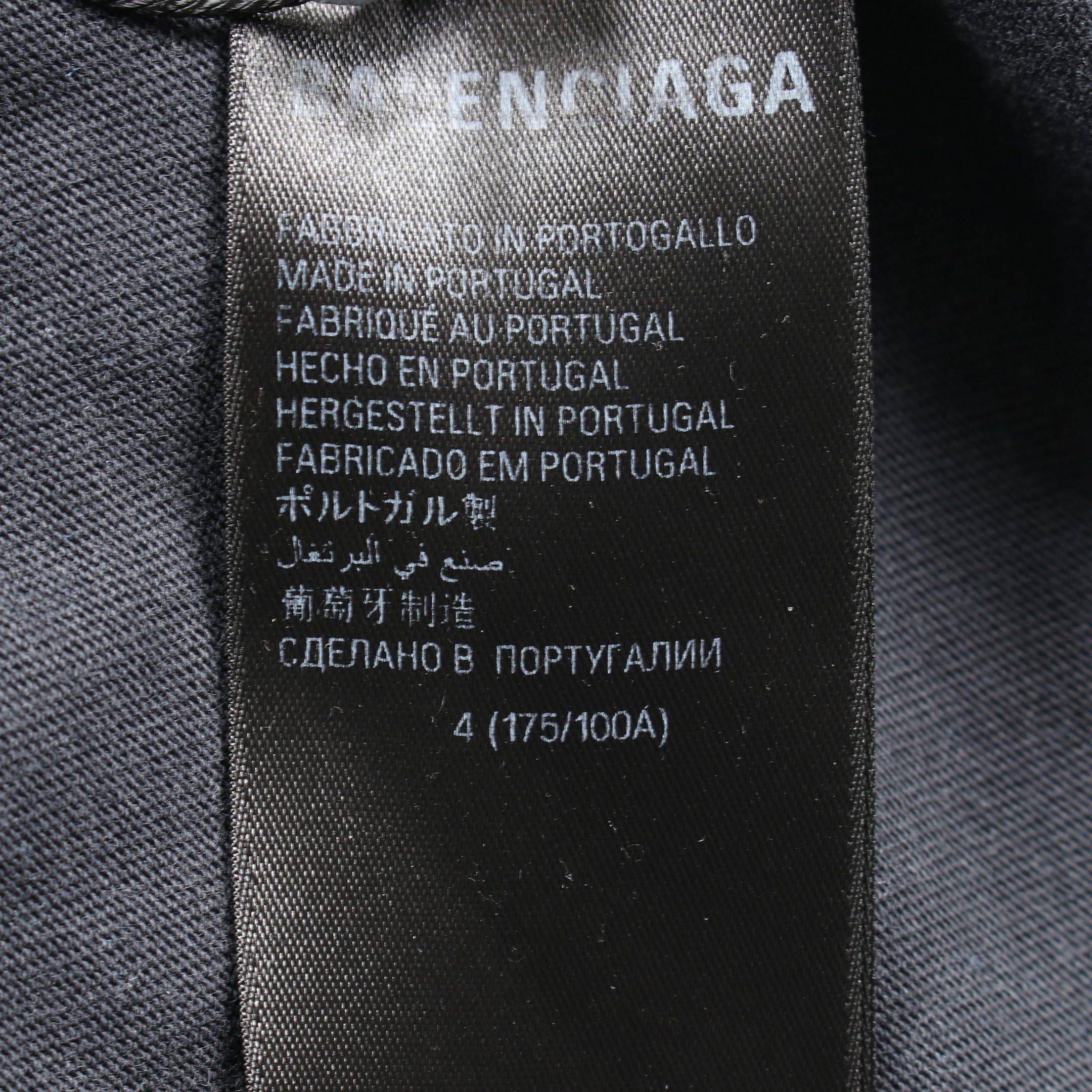 Balenciaga Balenciaga Offshore Oversize T-Shirt Cut And Sew Long Sleeve Cotton Dark Gray Processing Size ONE SIZE - 5 Thumbnail