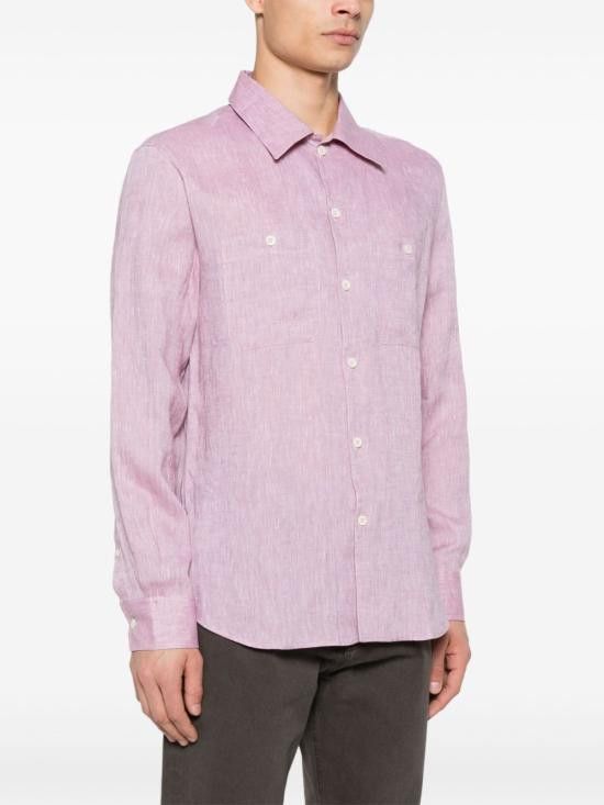 Brunello Cucinelli BRUNELLO CUCINELLI Men Long Tops MM6840658 C155 Pink Size US L / EU 52-54 / 3 - 5 Thumbnail
