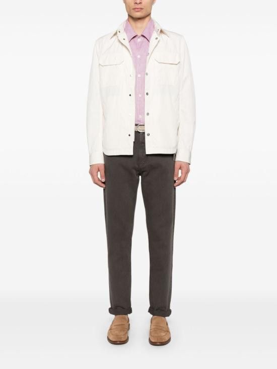 Brunello Cucinelli BRUNELLO CUCINELLI Men Long Tops MM6840658 C155 Pink Size US L / EU 52-54 / 3 - 3 Thumbnail