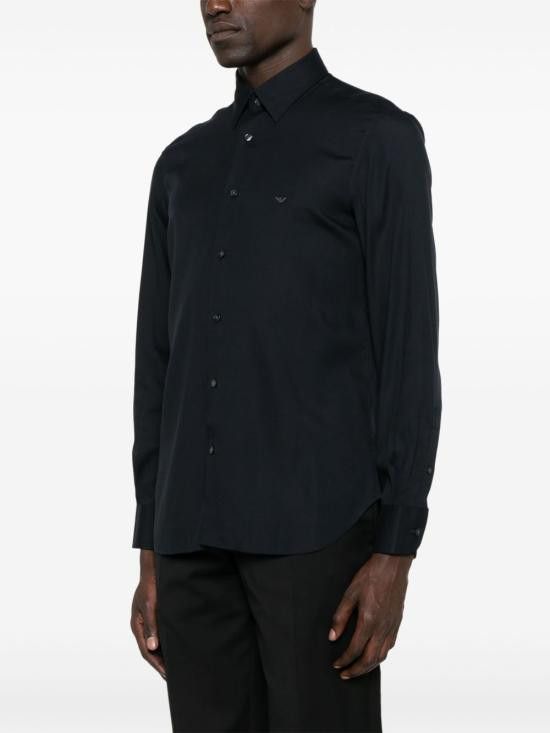 Emporio Armani EMPORIO ARMANI Men Long Tops EM001537 AF14214UB118 Blue Size US L / EU 52-54 / 3 - 3 Thumbnail