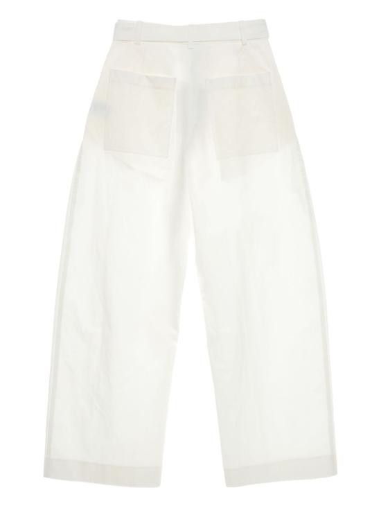 Studio Nicholson STUDIO NICHOLSON Women Straight Pants DORINGSNW 1627PARCHMENT White Size 28" / US 6 / IT 42 - 6 Thumbnail