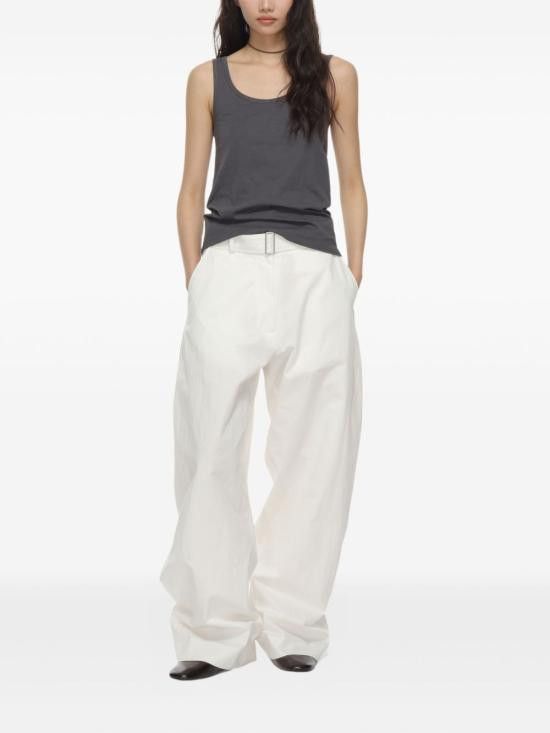 Studio Nicholson STUDIO NICHOLSON Women Straight Pants DORINGSNW 1627PARCHMENT White Size 30" / US 8 / IT 44 - 4 Thumbnail