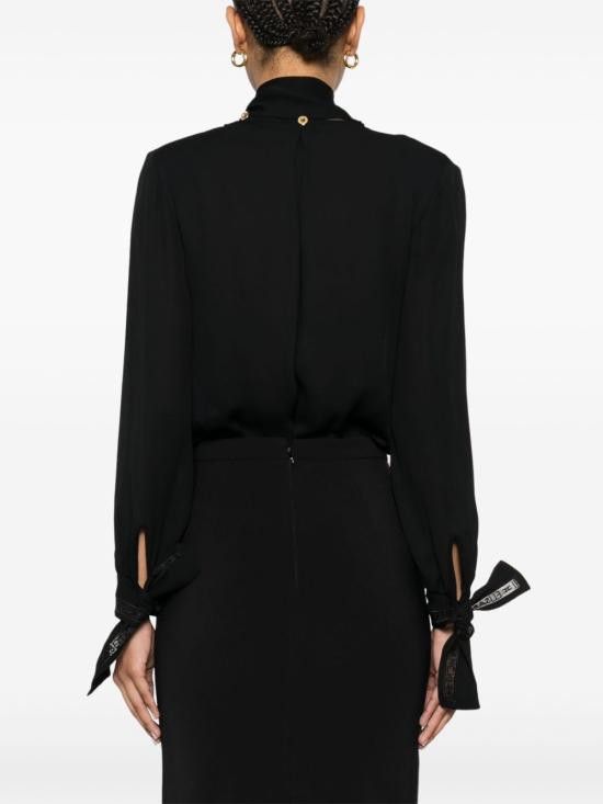 Elisabetta Franchi ELISABETTA FRANCHI Women Shirts CB00653E2 110 Black Size S / US 4 / IT 40 - 2 Thumbnail