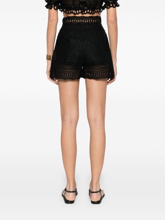 Ermanno Scervino ERMANNO SCERVINO Women Shorts & Burmudas D464P602 RXT95708 Black Size 27" / US 4 / IT 40 - 2 Thumbnail