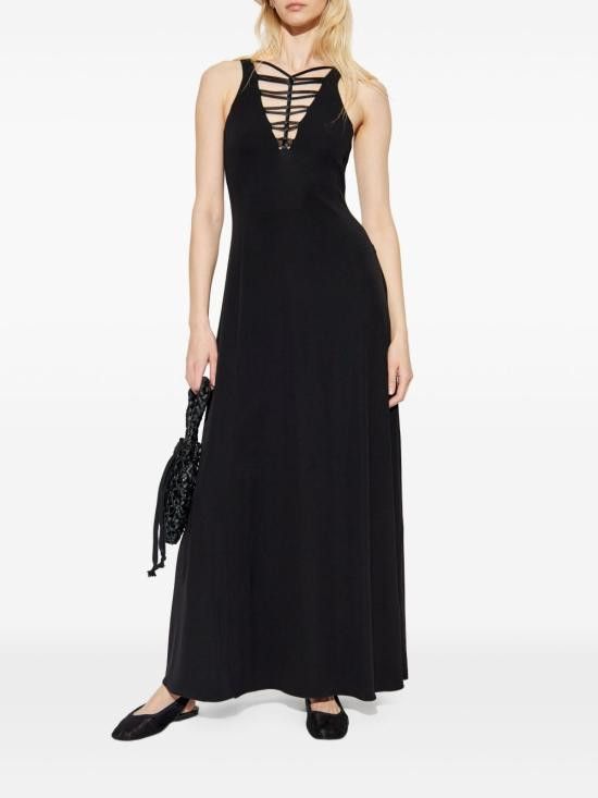 Emporio Armani EMPORIO ARMANI Women Long Skirts EW001633 AF14054UC001 Black Size M / US 6-8 / IT 42-44 - 4 Thumbnail