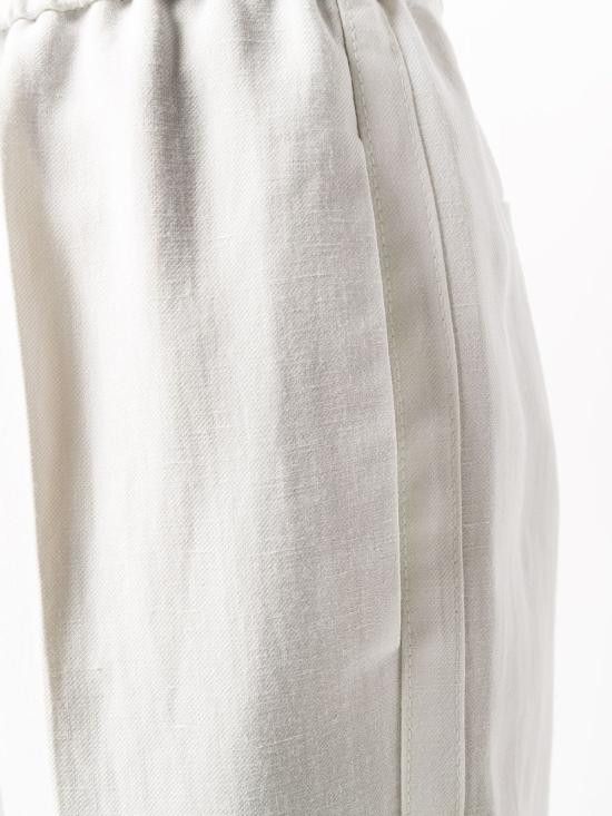 Brunello Cucinelli BRUNELLO CUCINELLI Women Straight Pants MH126P7197 C600 Beige Size 27" / US 4 / IT 40 - 5 Thumbnail