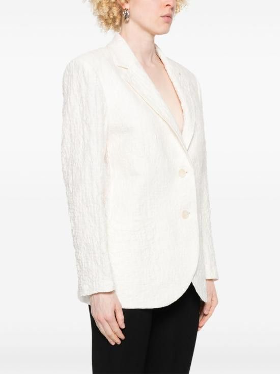 Harris Wharf London HARRIS WHARF LONDON Women Jackets A2535PYM YM02 White Size S / US 4 / IT 40 - 4 Thumbnail