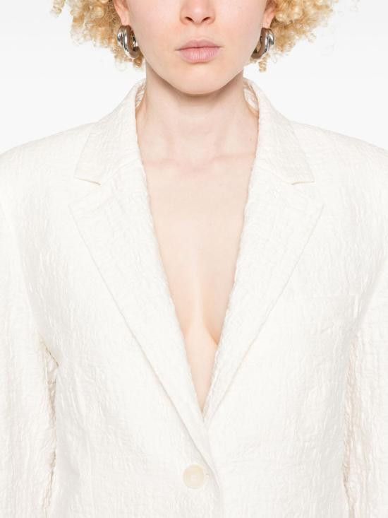 Harris Wharf London HARRIS WHARF LONDON Women Jackets A2535PYM YM02 White Size S / US 4 / IT 40 - 2 Thumbnail