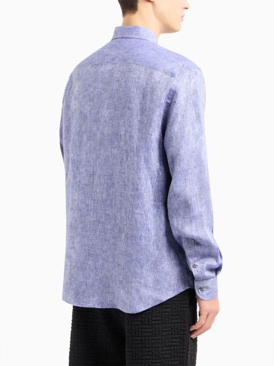 Emporio Armani EMPORIO ARMANI Men Long Tops 01SM0L 010F9919 Blue Size US XL / EU 56 / 4 - 3 Thumbnail