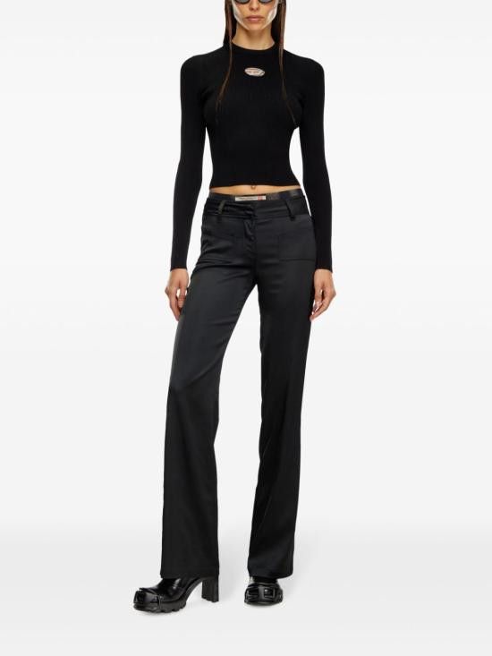 Diesel DIESEL Women Sweater A15328 0DLAX9XX Black Size M / US 6-8 / IT 42-44 - 4 Thumbnail