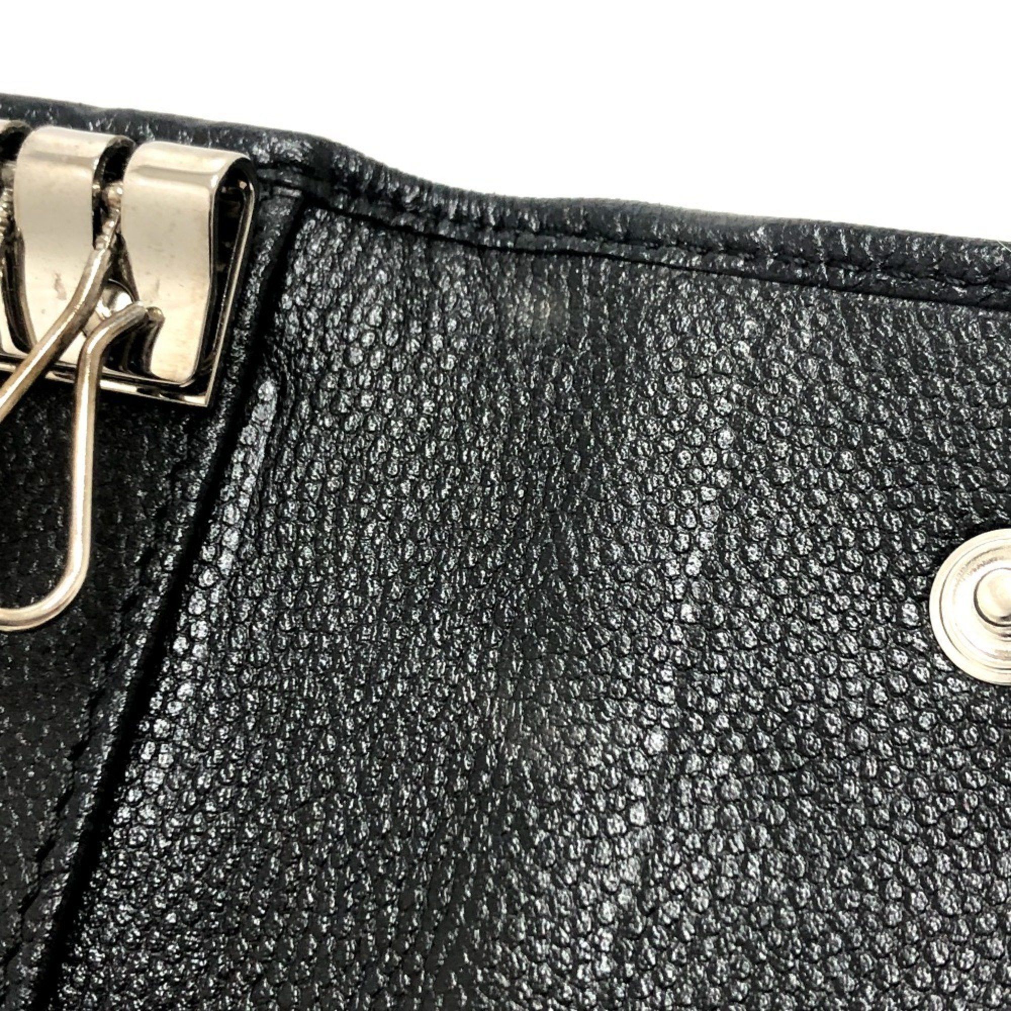 Chanel CHANEL Brilliant Coco Mark 6-Key Key Case Soft Caviar Skin Women's Black Size ONE SIZE - 7 Thumbnail