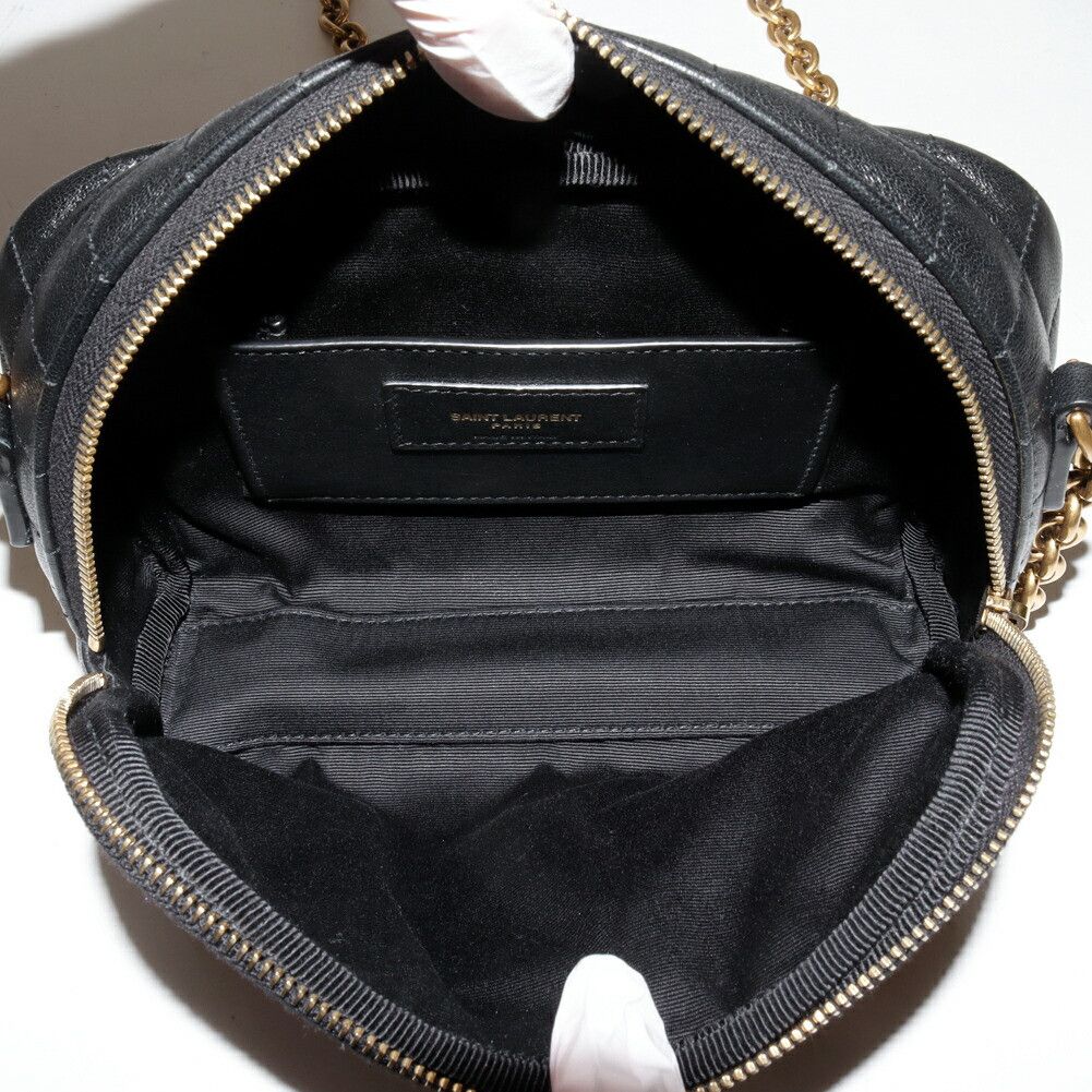 Yves Saint Laurent Yves Saint Laurent Saint Laurent Cassandra Matelassé Carré Camera Bag Lambskin Shoulder Bag Leather Shoulder Bag 764809 AABVP 1000 Size ONE SIZE - 4 Thumbnail