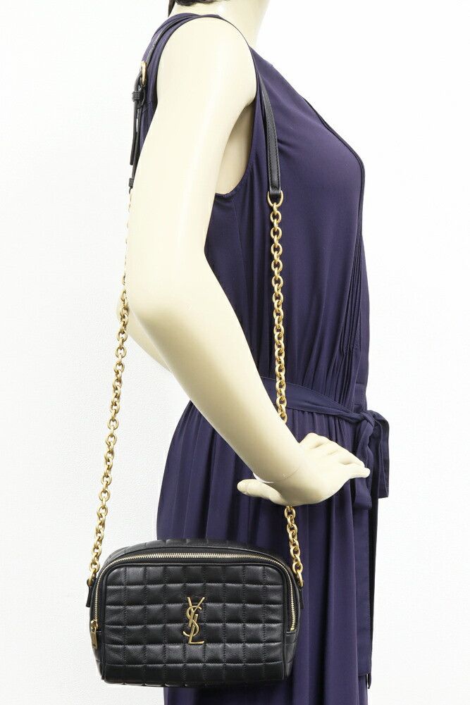 Yves Saint Laurent Yves Saint Laurent Saint Laurent Cassandra Matelassé Carré Camera Bag Lambskin Shoulder Bag Leather Shoulder Bag 764809 AABVP 1000 Size ONE SIZE - 2 Thumbnail