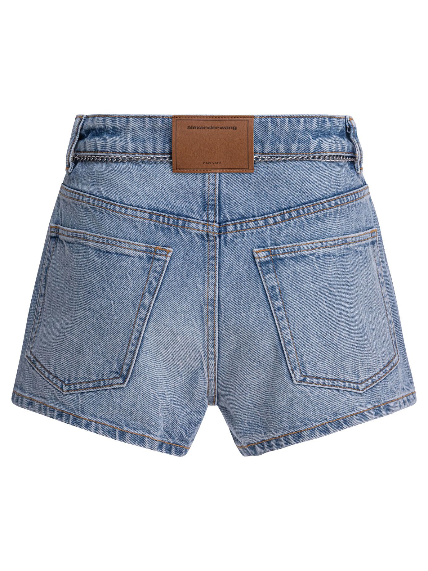 Alexander Wang Alexander Wang High Rise Skort With Chain