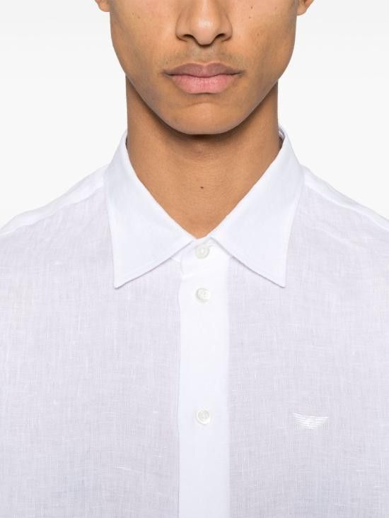 Emporio Armani EMPORIO ARMANI Men Long Tops 01SM0L 010F9100 White Size US S / EU 44-46 / 1 - 3 Thumbnail