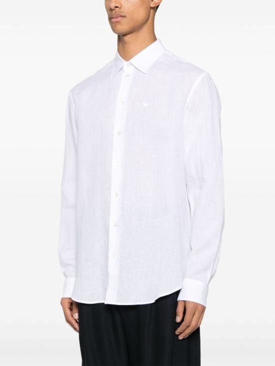 Emporio Armani EMPORIO ARMANI Men Long Tops 01SM0L 010F9100 White Size US S / EU 44-46 / 1 - 4 Thumbnail