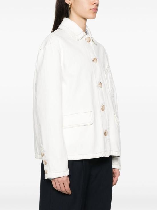 Emporio Armani EMPORIO ARMANI Women Jackets EW000726 AF12426U0006 White Size M / US 6-8 / IT 42-44 - 2 Thumbnail