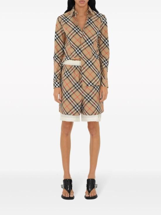 Burberry BURBERRY Women Shirts 8106163 B9368 Beige Size M / US 6-8 / IT 42-44 - 4 Thumbnail