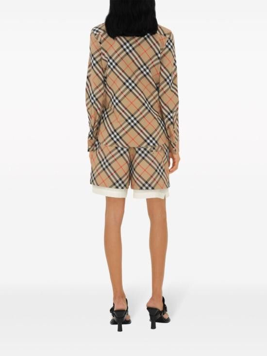 Burberry BURBERRY Women Shirts 8106163 B9368 Beige Size XS / US 0-2 / IT 36-38 - 2 Thumbnail