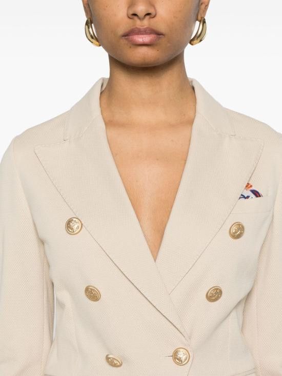 Circolo 1901 CIRCOLO 1901 Women Jackets FD3382 1018 Beige Size XS / US 0-2 / IT 36-38 - 3 Thumbnail