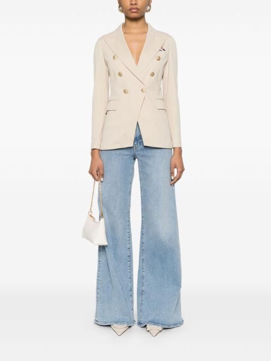 Circolo 1901 CIRCOLO 1901 Women Jackets FD3382 1018 Beige Size XS / US 0-2 / IT 36-38 - 5 Thumbnail