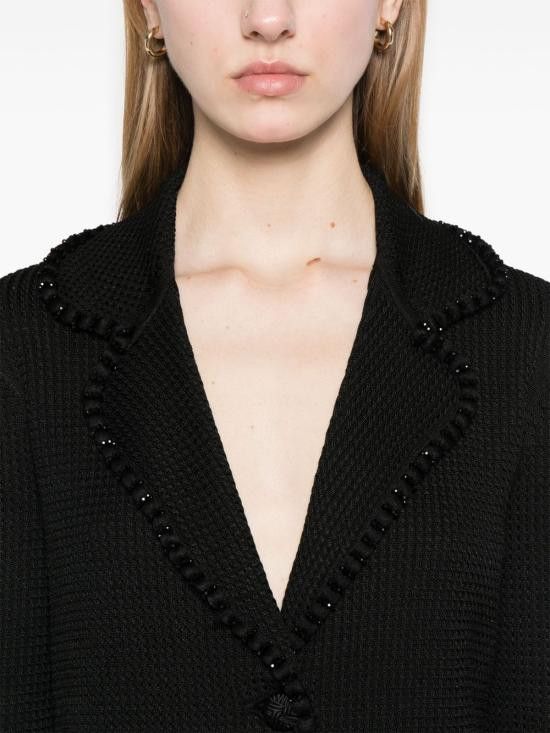 Emporio Armani EMPORIO ARMANI Women Jackets EW000934 AF15112UC001 Black Size M / US 6-8 / IT 42-44 - 3 Thumbnail