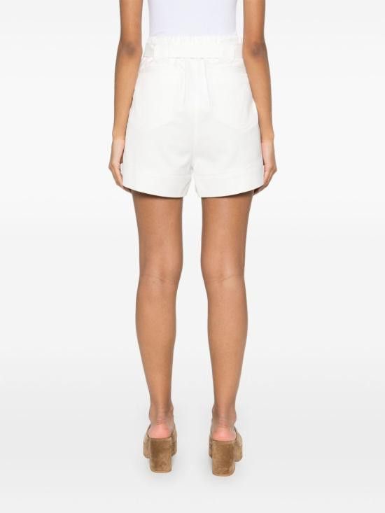 Iro IRO Women Shorts & Burmudas HANNOU WP30WHI02 White Size 26" / US 2 / IT 38 - 5 Thumbnail