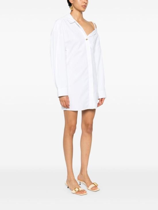 Jacquemus JACQUEMUS Women Short Skirts 243DR094 1520100 White Size XS / US 0-2 / IT 36-38 - 3 Thumbnail