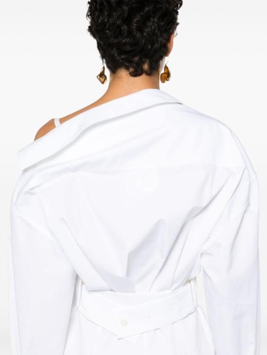 Jacquemus JACQUEMUS Women Short Skirts 243DR094 1520100 White Size XS / US 0-2 / IT 36-38 - 2 Thumbnail